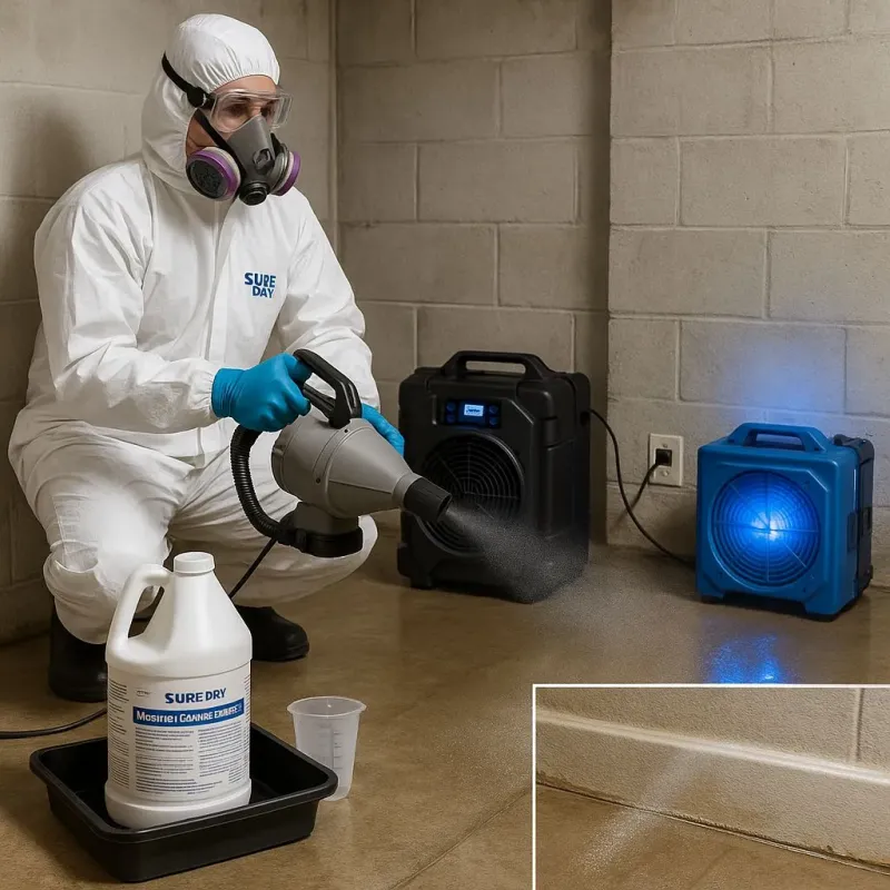 Sanitization and Odor Removal process in El Cerro Mission, NM