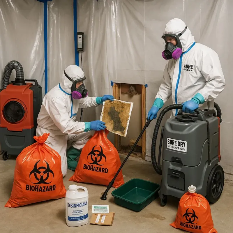 Contaminated Water Handling Protocols process in El Cerro Mission, NM